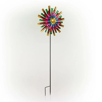 Cheapest π Alpine Corporation Alpine Prismatic Flower Iron Kinetic Wind Spinner Stake π 5 Cheapest π Alpine Corporation Alpine Prismatic Flower Iron Kinetic Wind Spinner Stake π - Image 4