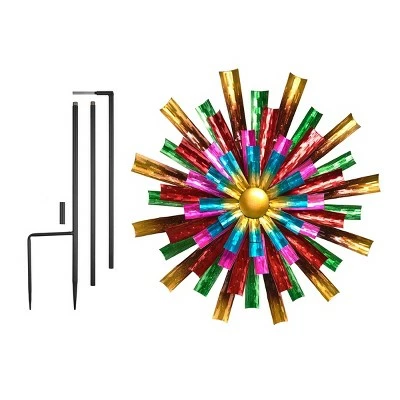 Cheapest π Alpine Corporation Alpine Prismatic Flower Iron Kinetic Wind Spinner Stake π 6 Cheapest π Alpine Corporation Alpine Prismatic Flower Iron Kinetic Wind Spinner Stake π - Image 5