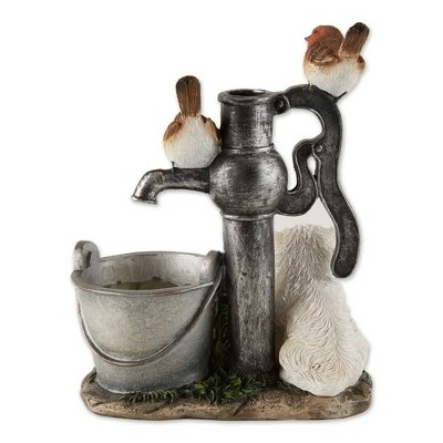 New ๐ Zingz & Thingz Zingz & Thingz 12.25" Polyresin Little Pup and Water Pump Statue ๐ฅฐ 7 New ๐ Zingz & Thingz Zingz & Thingz 12.25" Polyresin Little Pup and Water Pump Statue ๐ฅฐ - Image 6