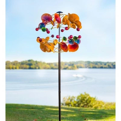 New β Wind & Weather Two-Tier Multi-Colored Metal Mobile-Inspired Wind Spinner π₯° 2 New β Wind & Weather Two-Tier Multi-Colored Metal Mobile-Inspired Wind Spinner π₯°