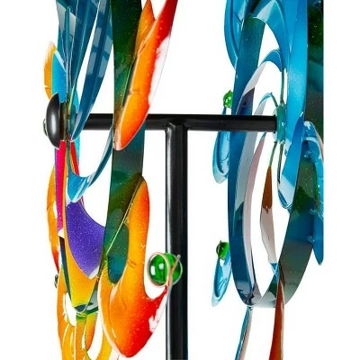 Top 10 β Wind & Weather Colorful Waves Metal Wind Spinner With Glass Balls π 3 Top 10 β Wind & Weather Colorful Waves Metal Wind Spinner With Glass Balls π - Image 2