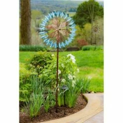 Best deal 😉 Evergreen 75"H Wind Spinner, Copper and Verdigris 🌟 -Garden Decor Shop unnamed file 13960