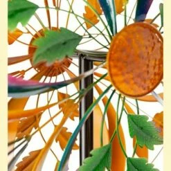 Wholesale 😍 Wind & Weather Colorful Tail Feathers Dual-Rotor Metal Wind Spinner 🎉 -Garden Decor Shop unnamed file 13969