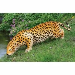 New 🎉 Design Toscano Prowling Spotted Leopard Statue 👍