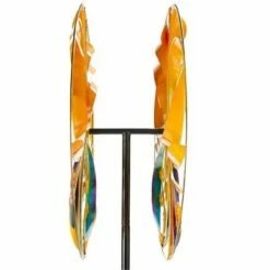 Wholesale 😍 Wind & Weather Colorful Tail Feathers Dual-Rotor Metal Wind Spinner 🎉 -Garden Decor Shop unnamed file 13970