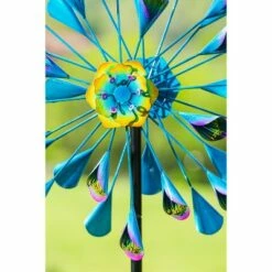 Deals 👍 Evergreen 75"H Wind Spinner, Blue and Purple Calla Lilies 🎁 -Garden Decor Shop unnamed file 13983