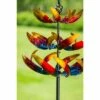Best Sale 🥰 Evergreen 84"H 3 Tier Wind Spinner, Primary Color Ombre Waves in Motion ❤️ -Garden Decor Shop unnamed file 13988