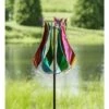 Cheapest 😍 Wind & Weather Metal Tulip Wind Spinner with Butterflies 🎁 -Garden Decor Shop unnamed file 13996