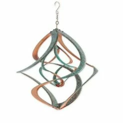 Best deal ❤️ Wind & Weather Copper-Colored and Patina Dual Spiral Hanging Metal Wind Spinner 👍 -Garden Decor Shop unnamed file 14003