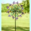 Outlet 🛒 Wind & Weather Colorful Metal Butterfly Wind Spinner 🎉 -Garden Decor Shop unnamed file 14004