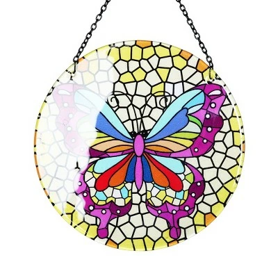Best Pirce ✨ 16.93" Metal Hanging Mosaic Butterfly Suncatcher - Exhart ✨ 5 Best Pirce ✨ 16.93" Metal Hanging Mosaic Butterfly Suncatcher - Exhart ✨ - Image 3