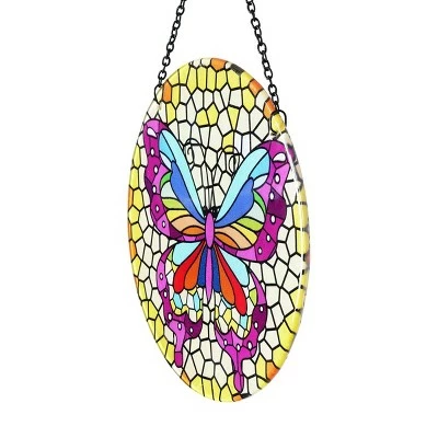 Best Pirce ✨ 16.93" Metal Hanging Mosaic Butterfly Suncatcher - Exhart ✨ 6 Best Pirce ✨ 16.93" Metal Hanging Mosaic Butterfly Suncatcher - Exhart ✨ - Image 4