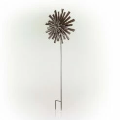 Best deal 🔥 Alpine Corporation Alpine Floral Kinetic Wind Spinner Stake Bronze 💯 -Garden Decor Shop unnamed file 14039