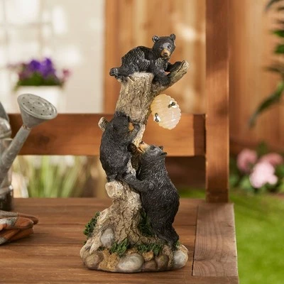 Top 10 π Zingz & Thingz Zingz & Thingz 12" Polyresin Climbing Bear Honeycomb Solar Light Statue Black π 6 Top 10 π Zingz & Thingz Zingz & Thingz 12" Polyresin Climbing Bear Honeycomb Solar Light Statue Black π - Image 4