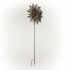 Best deal 🔥 Alpine Corporation Alpine Floral Kinetic Wind Spinner Stake Bronze 💯 -Garden Decor Shop unnamed file 14040