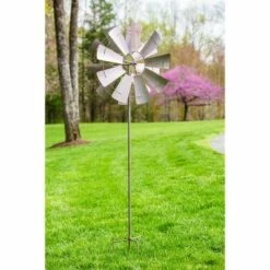 Buy 🎉 Evergreen 72"H Wind Spinner, Galvanized Windmill 🌟 -Garden Decor Shop unnamed file 14049
