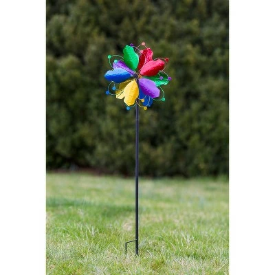 Best Pirce ๐ Evergreen Blooms Outdoor Safe Kinetic Wind Spinning Topper - Pole Sold Separately ๐ 3 Best Pirce ๐ Evergreen Blooms Outdoor Safe Kinetic Wind Spinning Topper - Pole Sold Separately ๐