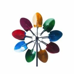Best Sale 💯 Evergreen 72"H Wind Spinner, Multicolored Shovels 😍 -Garden Decor Shop unnamed file 14080