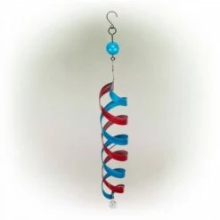 Brand new 😍 Alpine Corporation 40" Metal Decor Red and Blue Swirl 🎉 -Garden Decor Shop unnamed file 14106