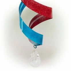 Brand new 😍 Alpine Corporation 40" Metal Decor Red and Blue Swirl 🎉 -Garden Decor Shop unnamed file 14109