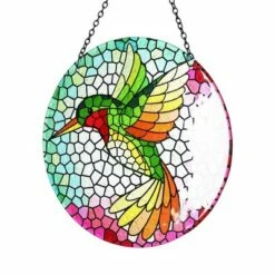 Best deal 👍 16.93" Metal Hanging Mosaic Hummingbird Suncatcher - Exhart 🌟 -Garden Decor Shop unnamed file 14130