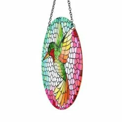 Best deal 👍 16.93" Metal Hanging Mosaic Hummingbird Suncatcher - Exhart 🌟 -Garden Decor Shop unnamed file 14131