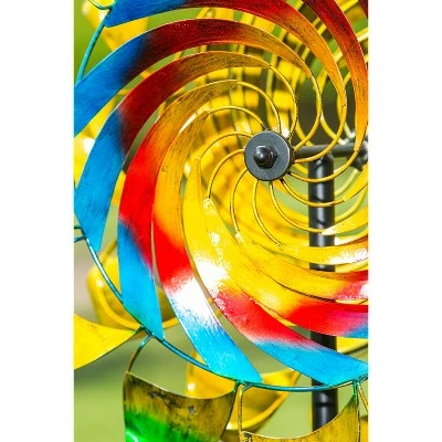 Brand new π Evergreen 75"H Primary Color Swirl with Curved Edges Wind Spinner π€© 7 Brand new π Evergreen 75"H Primary Color Swirl with Curved Edges Wind Spinner π€© - Image 5