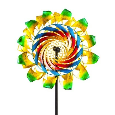 Brand new π Evergreen 75"H Primary Color Swirl with Curved Edges Wind Spinner π€© 10 Brand new π Evergreen 75"H Primary Color Swirl with Curved Edges Wind Spinner π€© - Image 8
