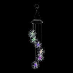 New 😀 Alpine Corporation 28" Solar Flower Color-Changing Hanging Mobile 👍 -Garden Decor Shop unnamed file 14191