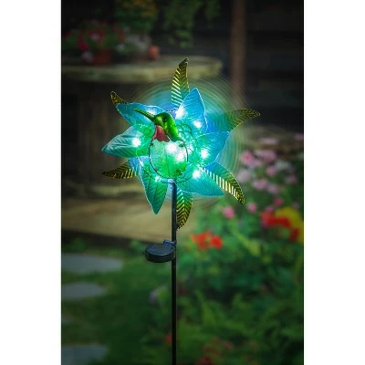 Top 10 π Evergreen 48"H Solar Staked Wind Spinner, Glass Hummingbird β¨ 4 Top 10 π Evergreen 48"H Solar Staked Wind Spinner, Glass Hummingbird β¨ - Image 2