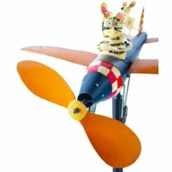 Coupon 🎁 Wind & Weather Metal Cat and Mouse Airplane Whirligig ✔️ -Garden Decor Shop unnamed file 14240