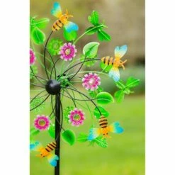 Budget 🥰 Evergreen 75"H Bee Wind Spinner 😉