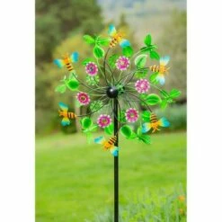 Budget 🥰 Evergreen 75"H Bee Wind Spinner 😉 -Garden Decor Shop unnamed file 14249