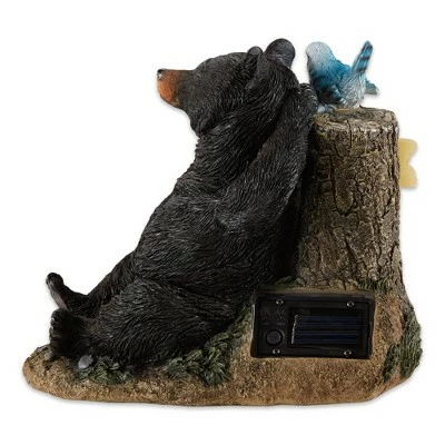 Budget π Zingz & Thingz Zingz & Thingz 8.5" Polyresin Lounging Bear Solar Light Statue Dark Brown β 2 Budget π Zingz & Thingz Zingz & Thingz 8.5" Polyresin Lounging Bear Solar Light Statue Dark Brown β
