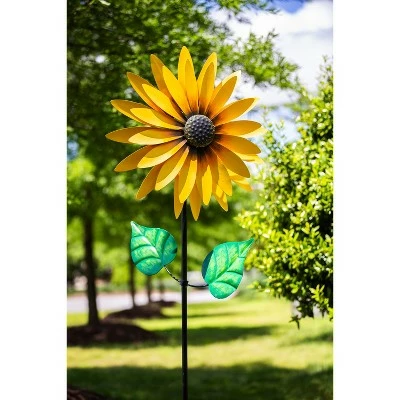 Brand new π Evergreen 75"H Sunflower Statement Wind Spinner π 4 Brand new π Evergreen 75"H Sunflower Statement Wind Spinner π - Image 2