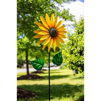 Brand new π Evergreen 75"H Sunflower Statement Wind Spinner π 5 Brand new π Evergreen 75"H Sunflower Statement Wind Spinner π - Image 3