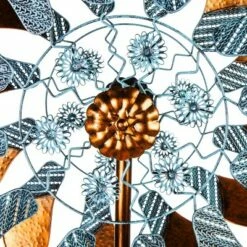 Cheapest ⌛ Evergreen 75"H Wind Spinner, Copper and Verdigris Paddles- 🤩 -Garden Decor Shop unnamed file 14280