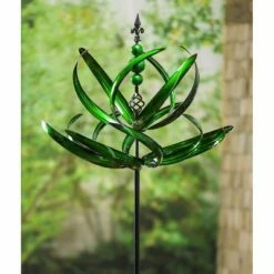 Flash Sale π Evergreen 91"H Wind Spinner, Green Waves in Motion π