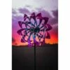 Deals 🎁 Evergreen 75"H Solar Wind Spinner, Magenta- Fade and Weather Resistant Outdoor Decor 🎉 -Garden Decor Shop unnamed file 14292