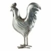 Cheap 🥰 Zingz & Thingz Zingz & Thingz 17" Iron Galvanized Rooster Sculpture Gray 🎁