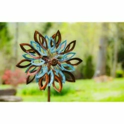 Buy π Evergreen 75"H Wind Spinner, Copper and Verdigris Leaves π 16 Buy π Evergreen 75"H Wind Spinner, Copper and Verdigris Leaves π -Garden Decor Shop unnamed file 14300