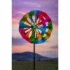 Cheap 🧨 Evergreen 78"H Solar Wind Spinner, Carnival 🎉