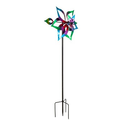 Discount π Evergreen 75"H Wind Spinner with Arrow, Vivid Hues- Fade and Weather Resistant Outdoor Decor π― 7 Discount π Evergreen 75"H Wind Spinner with Arrow, Vivid Hues- Fade and Weather Resistant Outdoor Decor π― - Image 5