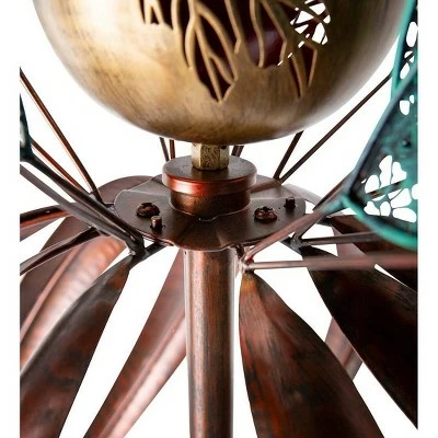 Top 10 β¨ Wind & Weather Patina Leaves and Bronze-Colored Swirls Metal Wind Spinner with Golden Laser-Cut Leaf π 6 Top 10 β¨ Wind & Weather Patina Leaves and Bronze-Colored Swirls Metal Wind Spinner with Golden Laser-Cut Leaf π - Image 4