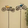 Best reviews of ⌛ Gerson International 63-Inch High Antique-Style Metal Motorcycle Wind Spinners, Set of 2 🌟