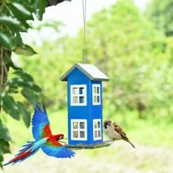 Garden Decor Shop 15 Wholesale 🧨 Costway Outdoor Wild Bird Feeder Weatherproof House Design Garden Yard Decoration 🎉
