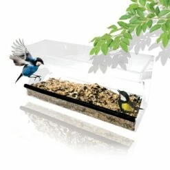 Garden Decor Shop 11 Best deal 🧨 Backyard Expressions 5" Rectangular Window Bird Feeder ⭐