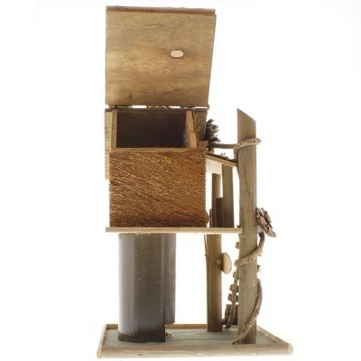 Cheapest π Zingz & Thingz Zingz & Thingz 7.8" Wood Tree House Bird Feeder Brown π 4 Cheapest π Zingz & Thingz Zingz & Thingz 7.8" Wood Tree House Bird Feeder Brown π - Image 2