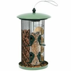 Brand new ✨ Costway 3-in-1 Metal Hanging Wild Bird Feeder Outdoor w/ 4 Feeding Ports & Perches 👍 -Garden Decor Shop unnamed file 14385