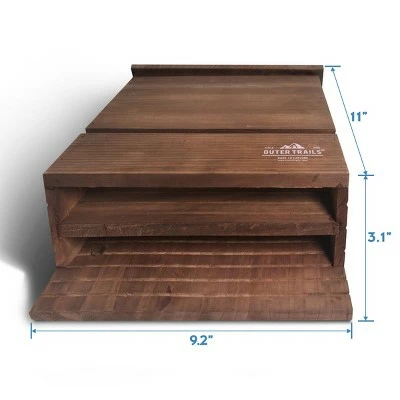 Top 10 π Outer Trails Bat House Outdoor Bat Habitat, Brown All Natural Cedar Wood, 2 Chamber π 7 Top 10 π Outer Trails Bat House Outdoor Bat Habitat, Brown All Natural Cedar Wood, 2 Chamber π - Image 5